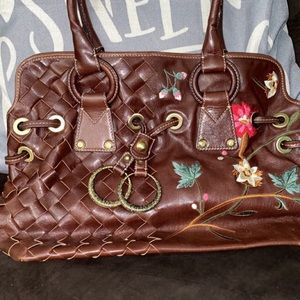 Luana Italian Leather Large Tote